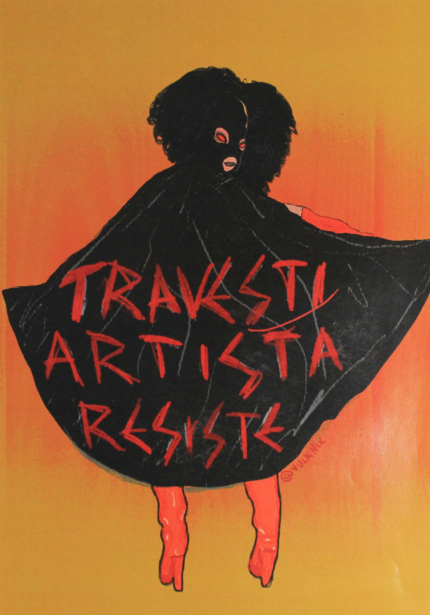 Portada de TRAVESTI ARTISTA RESISTE