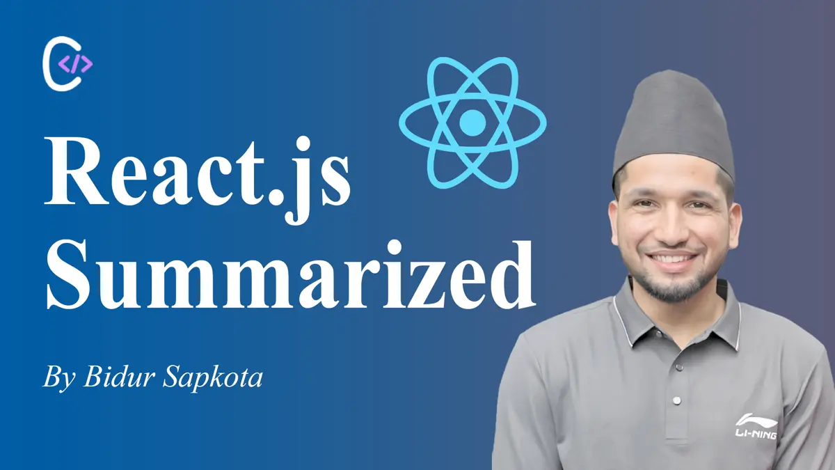 React.js Complete Guide by Bidur Sapkota