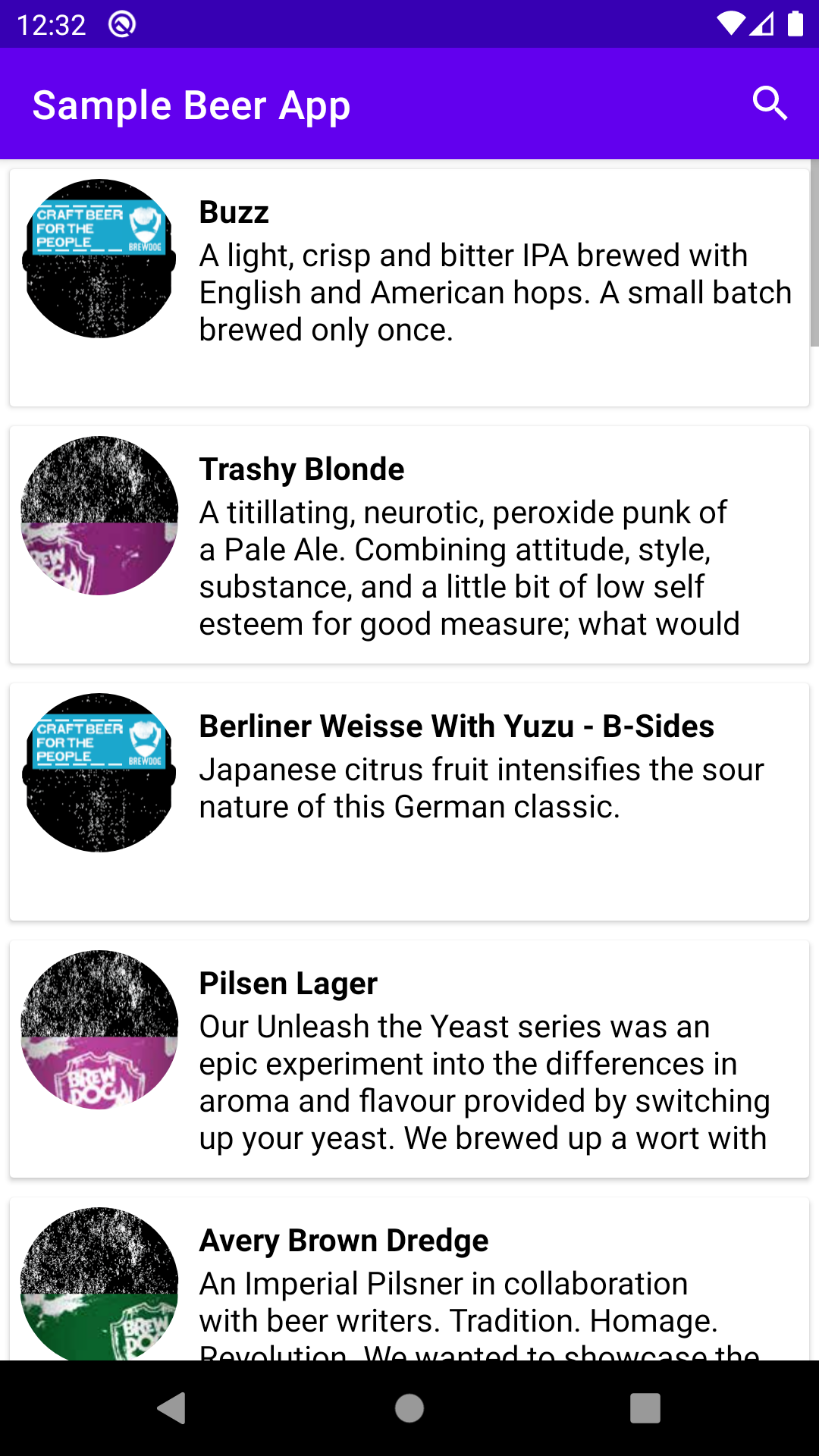 GitHub - bielfernandezb/SampleBeerApp: Android App that displays data ...