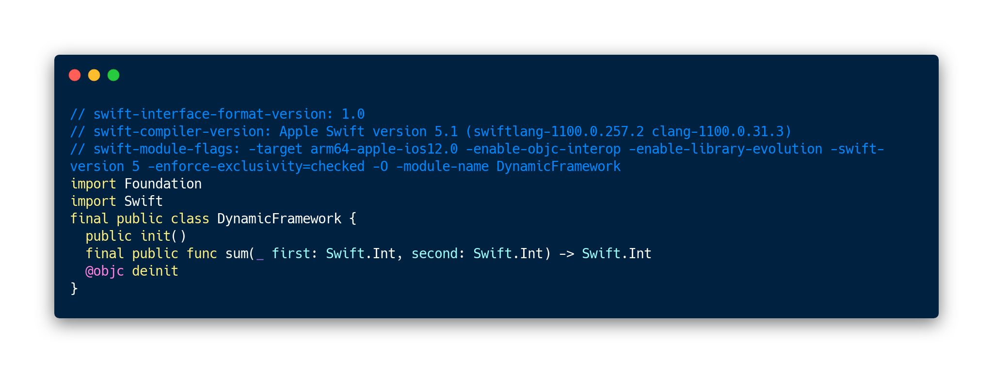 swift-interface