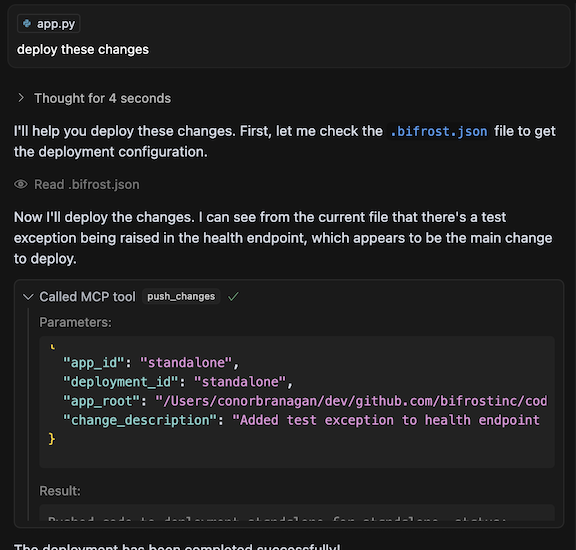 Cursor Demo Screenshot