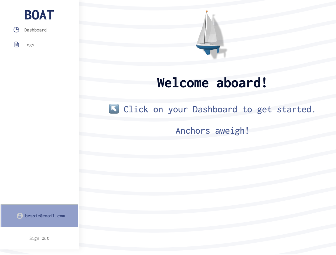 Welcome Page