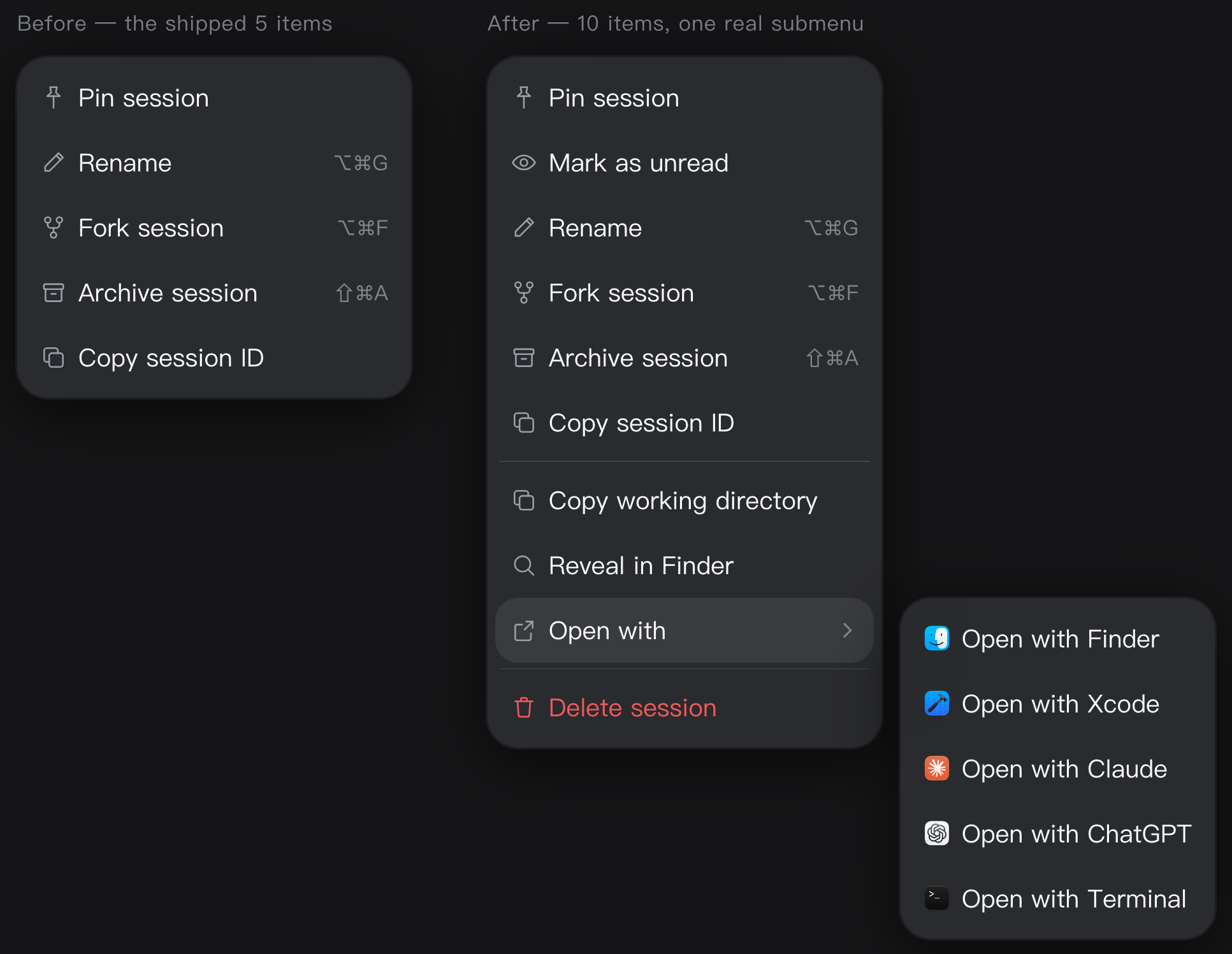 Скриншот dsh-session-menu 1