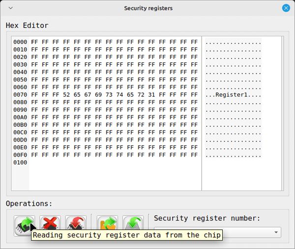 Security registers