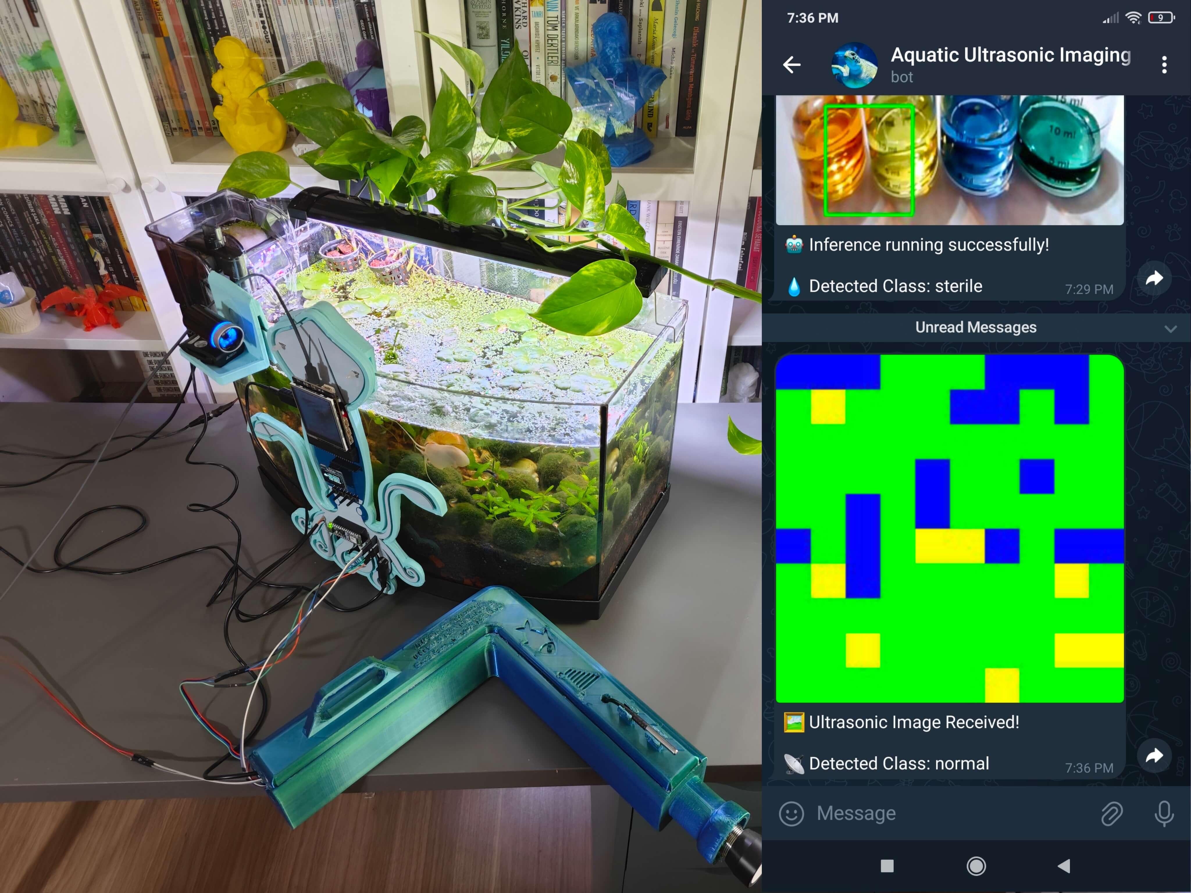 โปรเจกต์ การทำ Aquatic Ultrasonic Imaging และ Chemical Water Testing แบบ AI-based