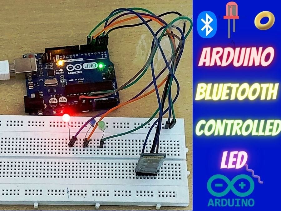 การควบคุม LED ด้วย Arduino Uno และ HC-05 Bluetooth ผ่าน Mobile