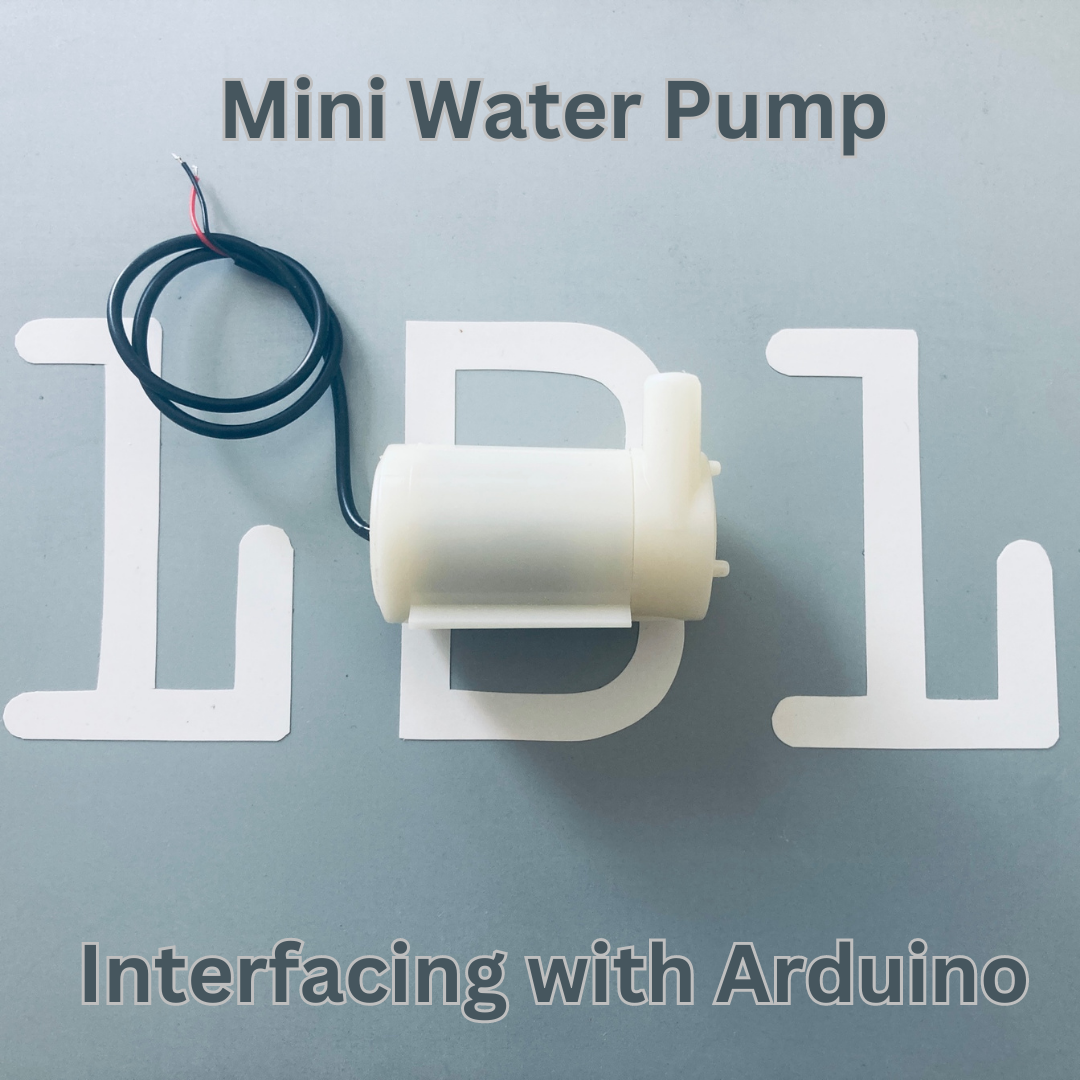 วิธีควบคุม mini water pump ด้วย Arduino
