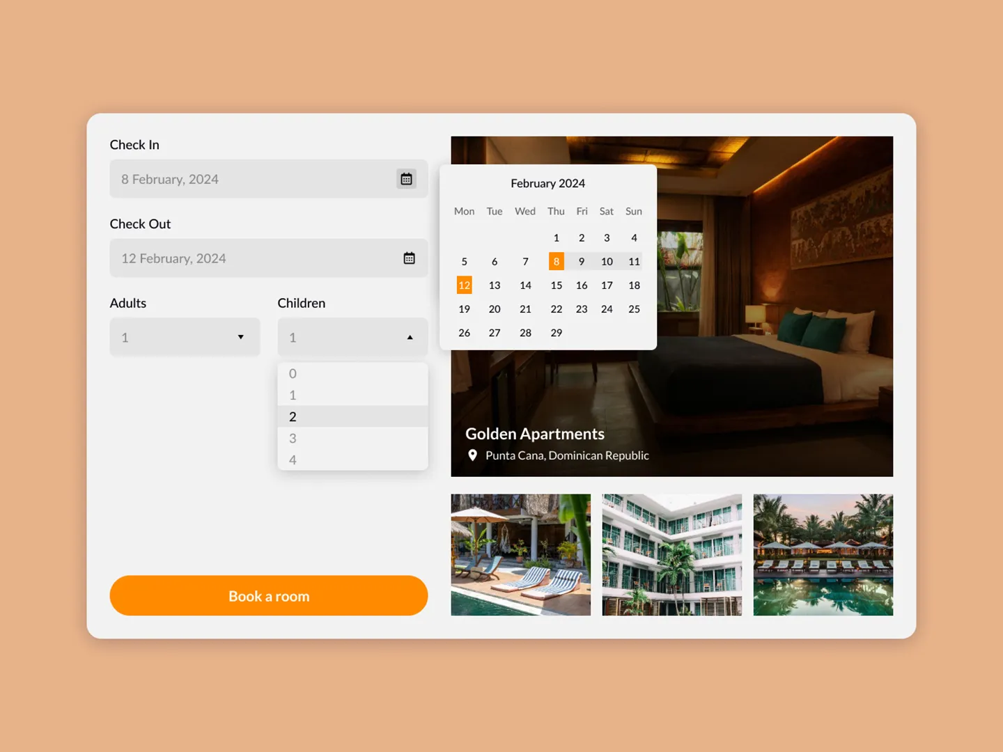 Hotel Booking Design