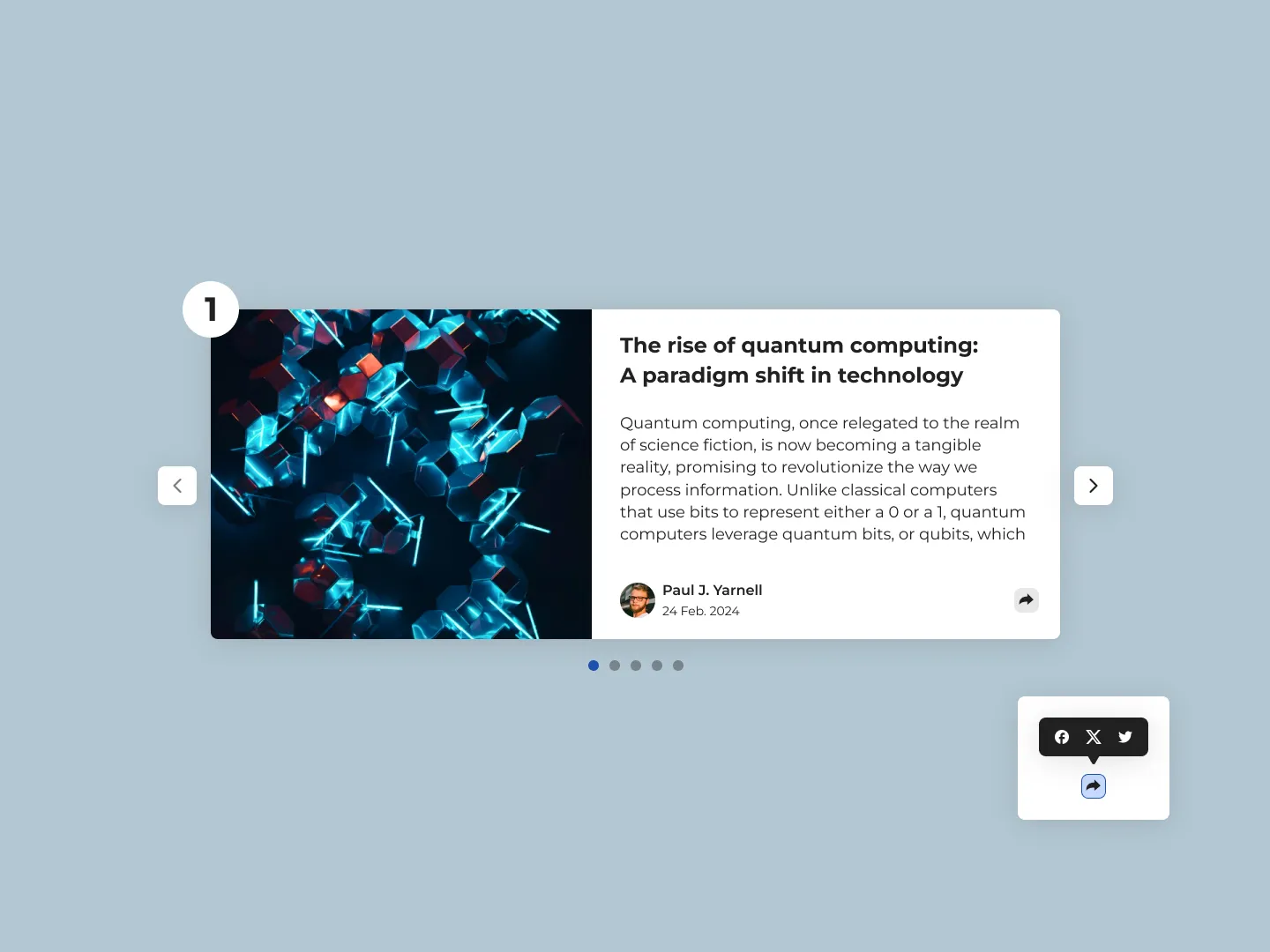 Article Slider Design