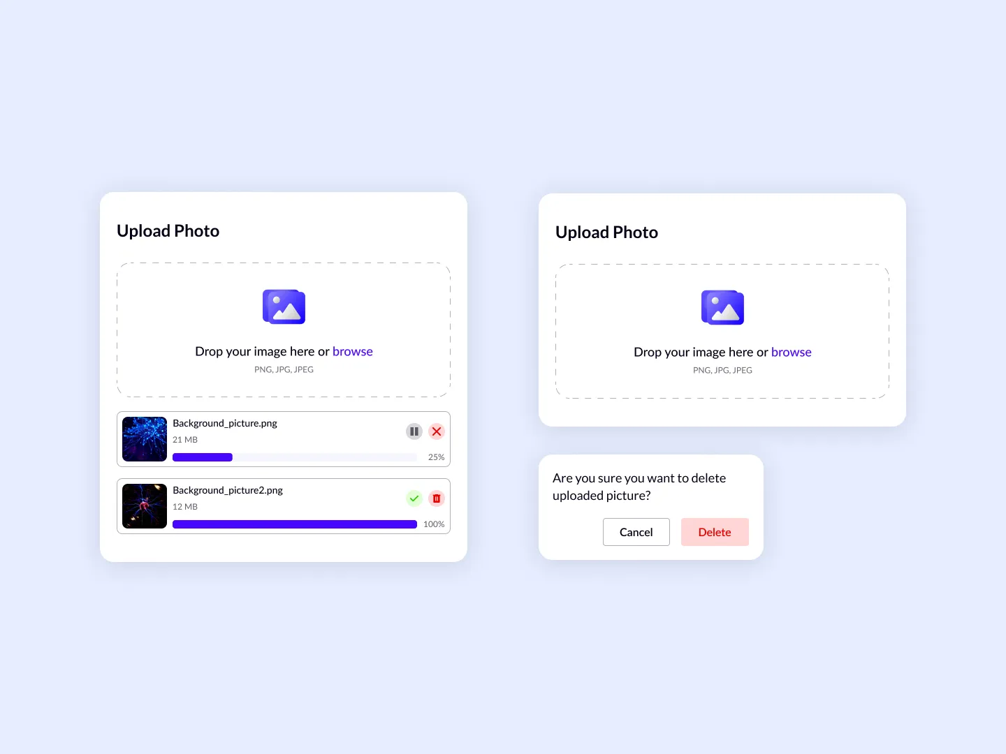 Upload Images Design