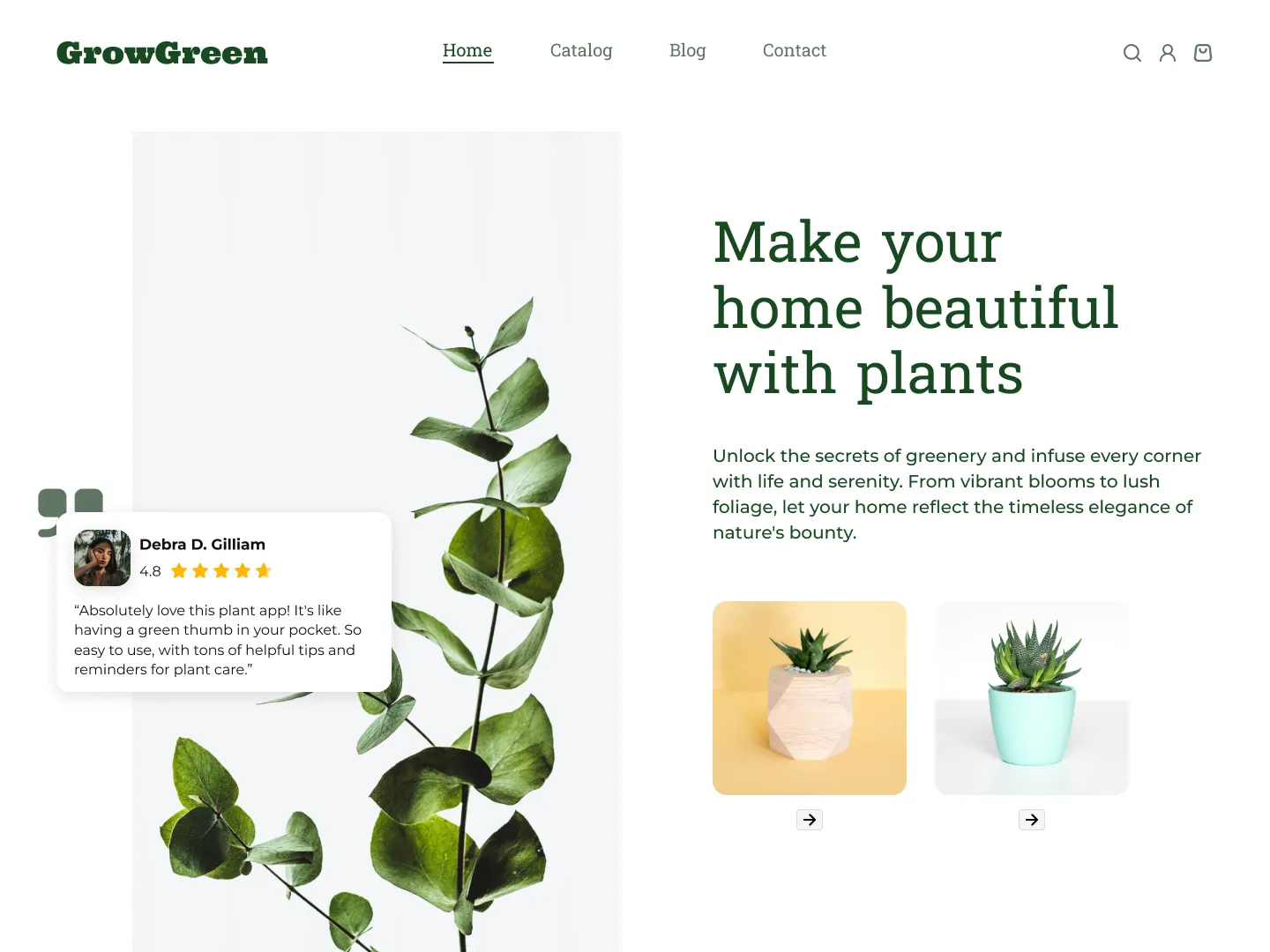 Home Page Design