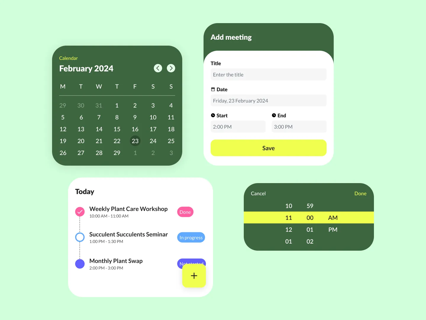 Meeting Schedule Design