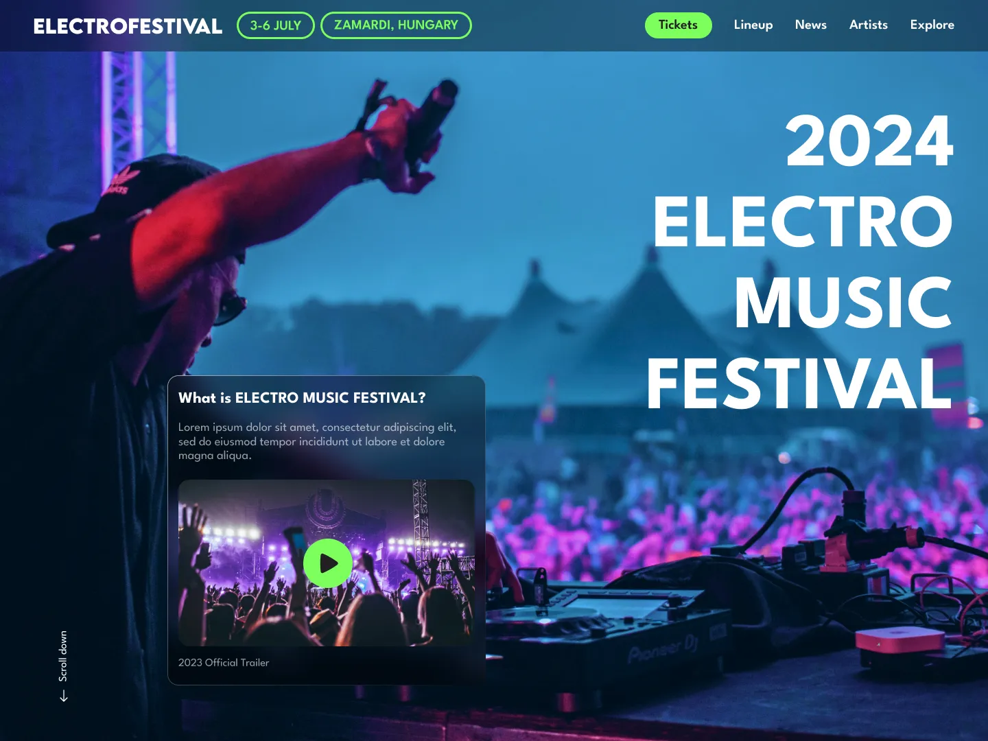 Music Festival Design