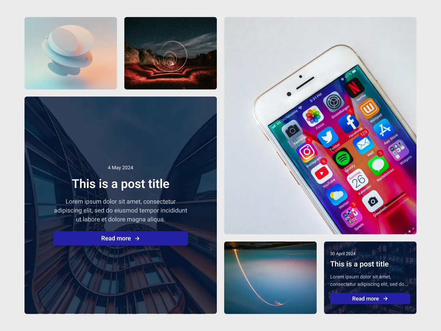 Articles Grid Design