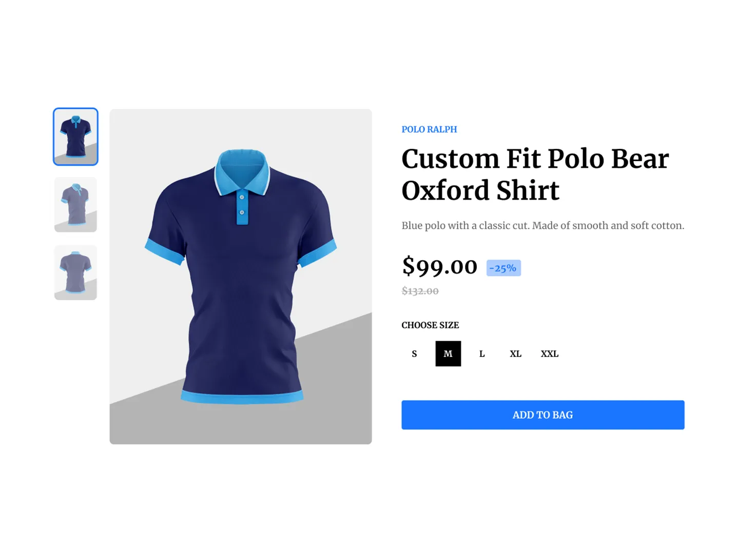 Product Page challenge design