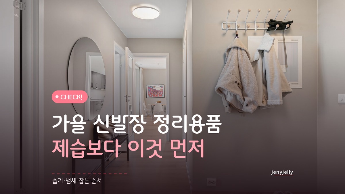 가을 신발장 정리용품, 제습보다 먼저 할 일이 있다