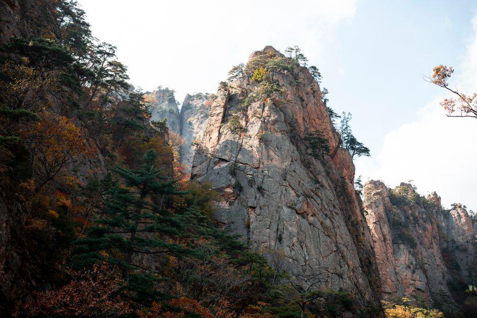 설악산 국립공원 가을 풍경
