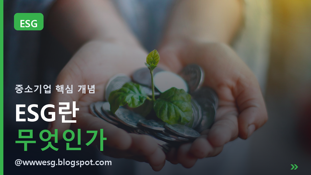 ESG란 무엇인가? 중소기업이 먼저 알아야 할 핵심 개념