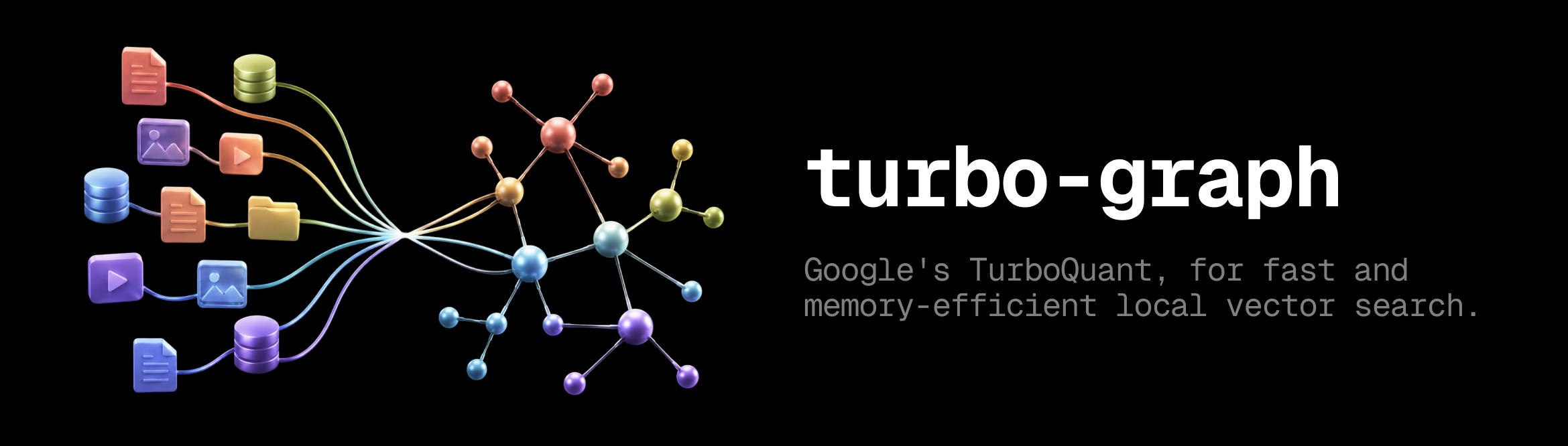turbo-graph: vector + graph metadata retrieval