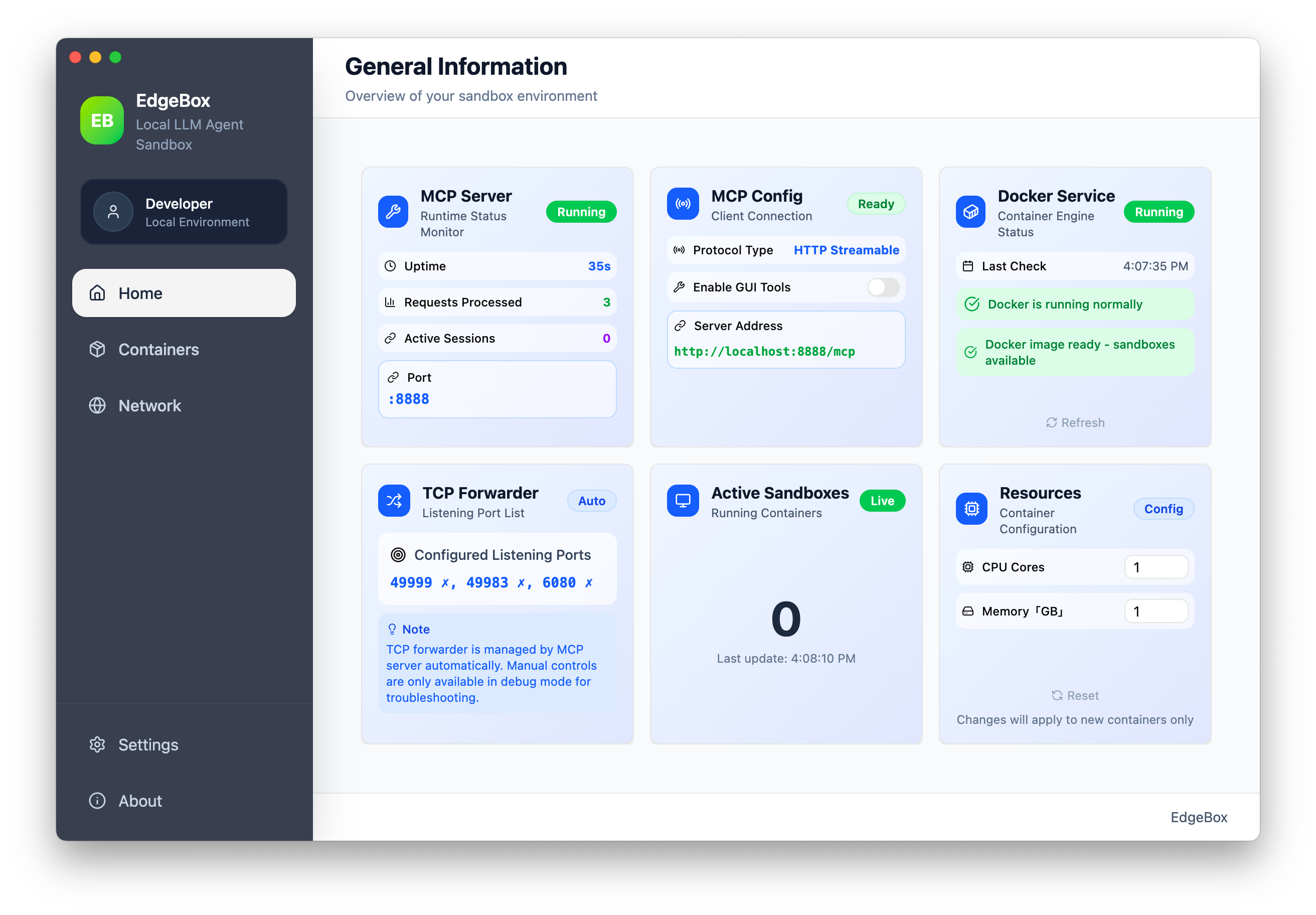EdgeBox Main Application