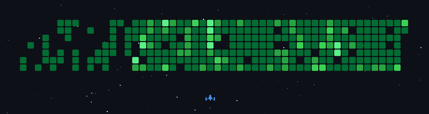 Random Space Shooter Contribution Animation