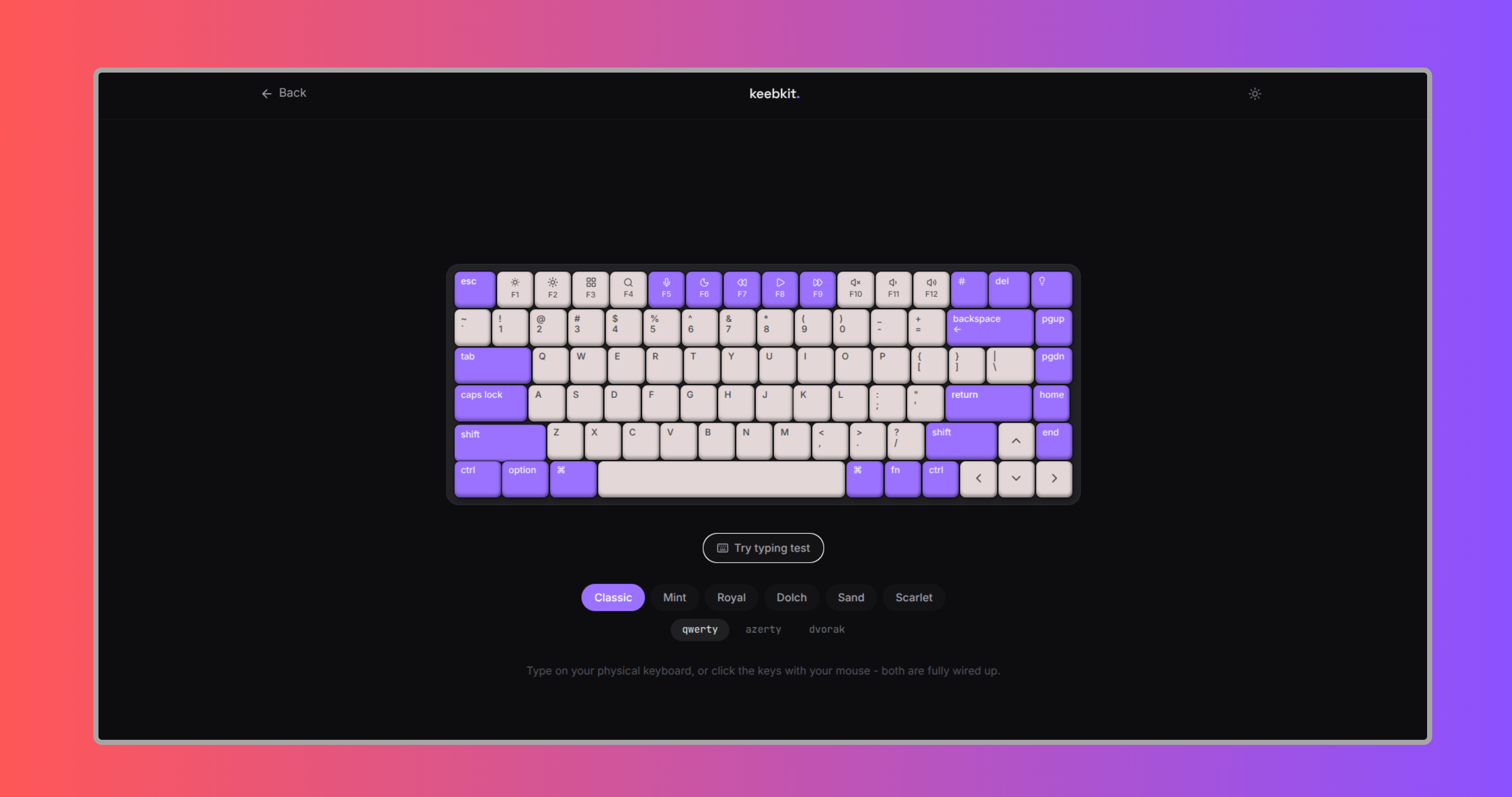 keebkit Dashboard