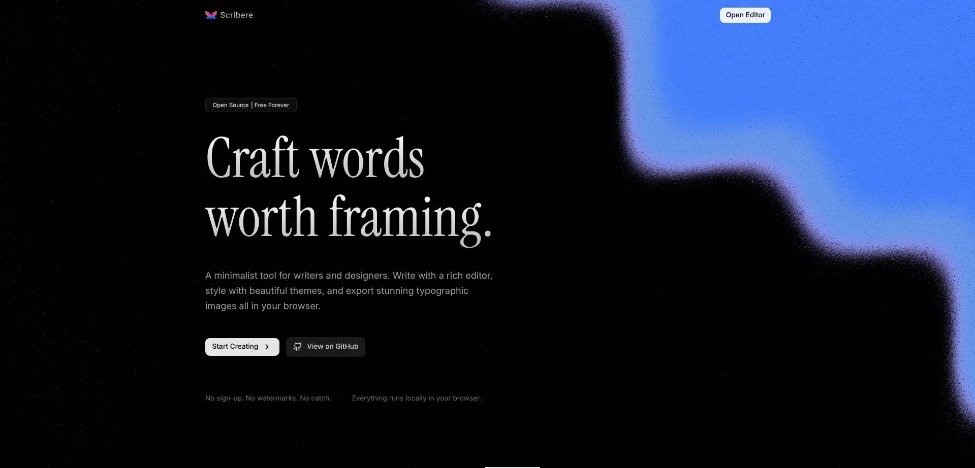 Scribere HomePage