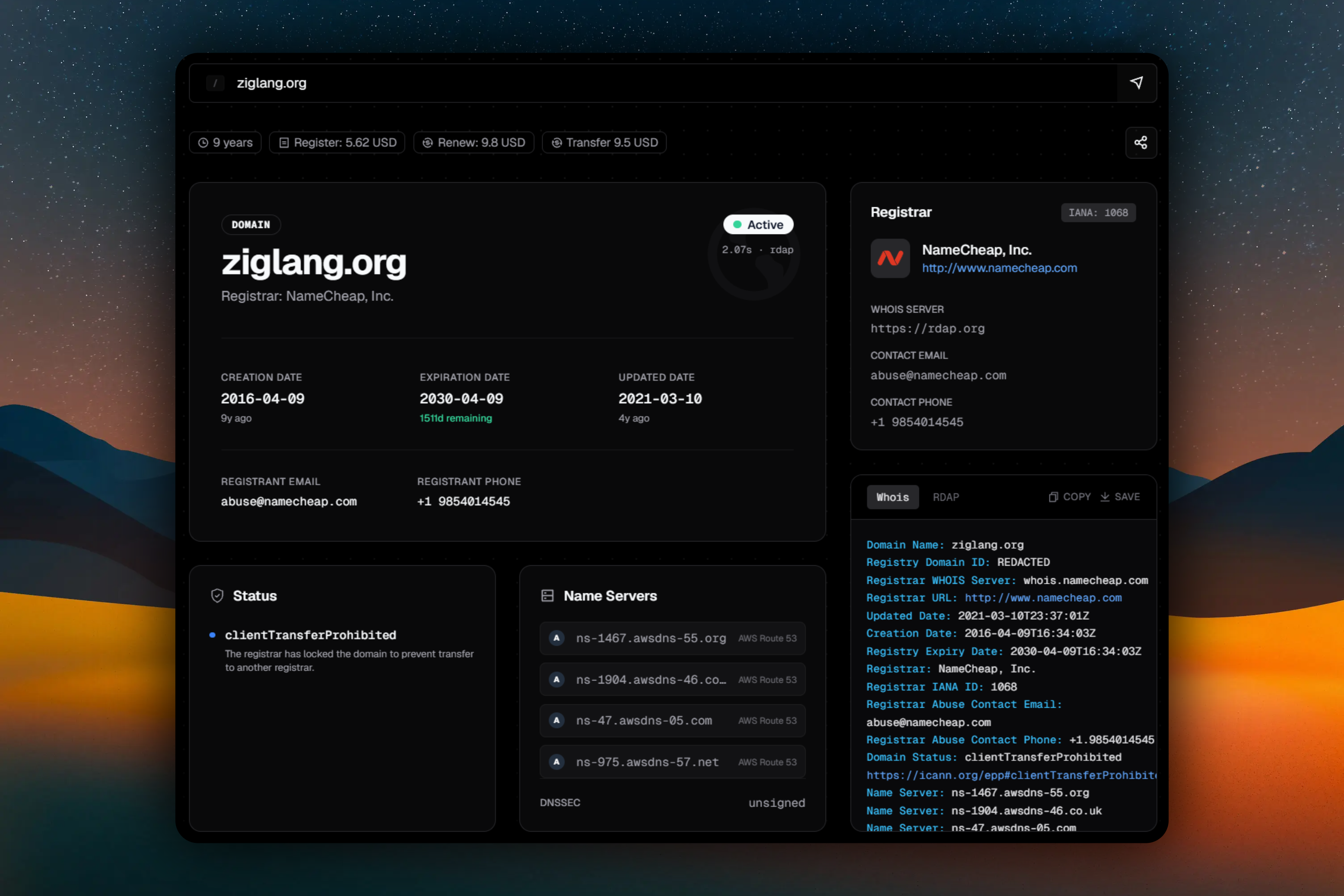 whois UI