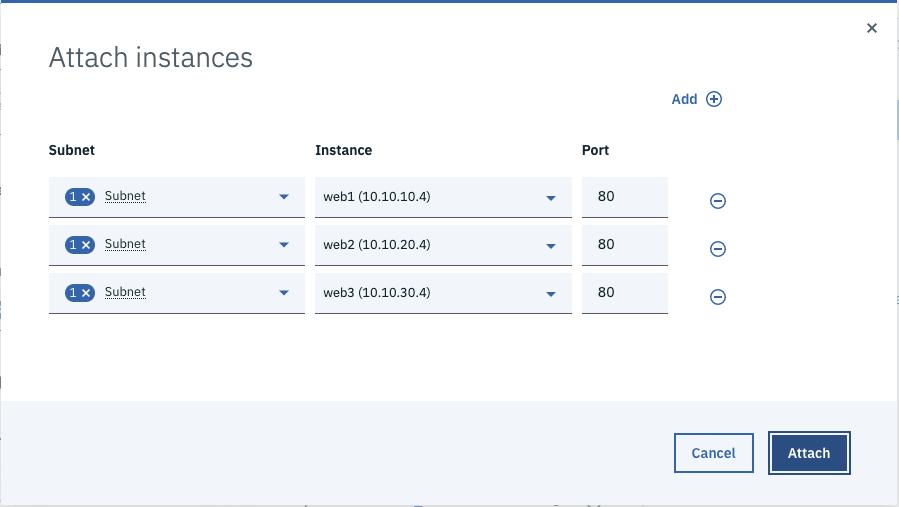 Load Balancer Instances