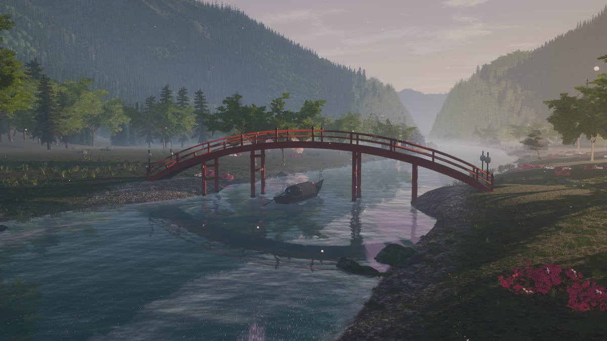 The Vermilion Drum Bridge