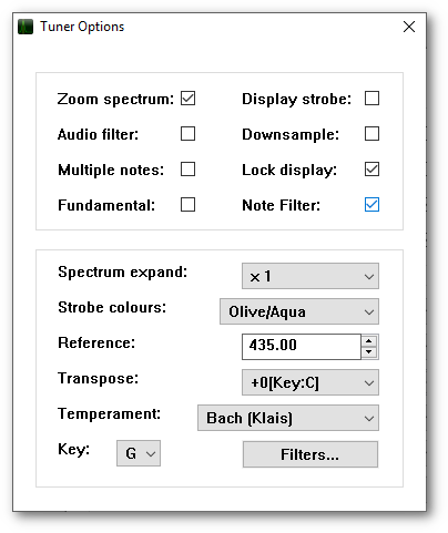 Tuner screenshot 2