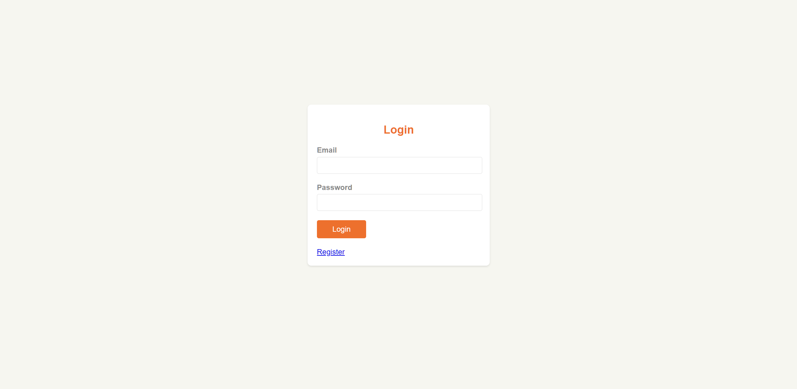 Login Page