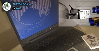 Screenshot of demo recording of MatoLock