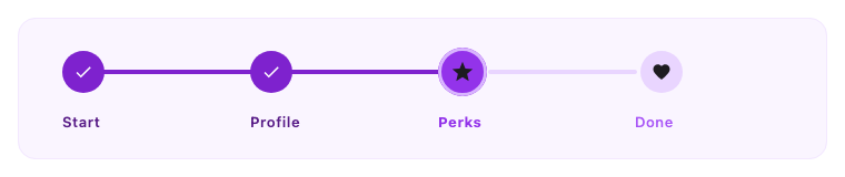 Custom Icons Stepper Preview