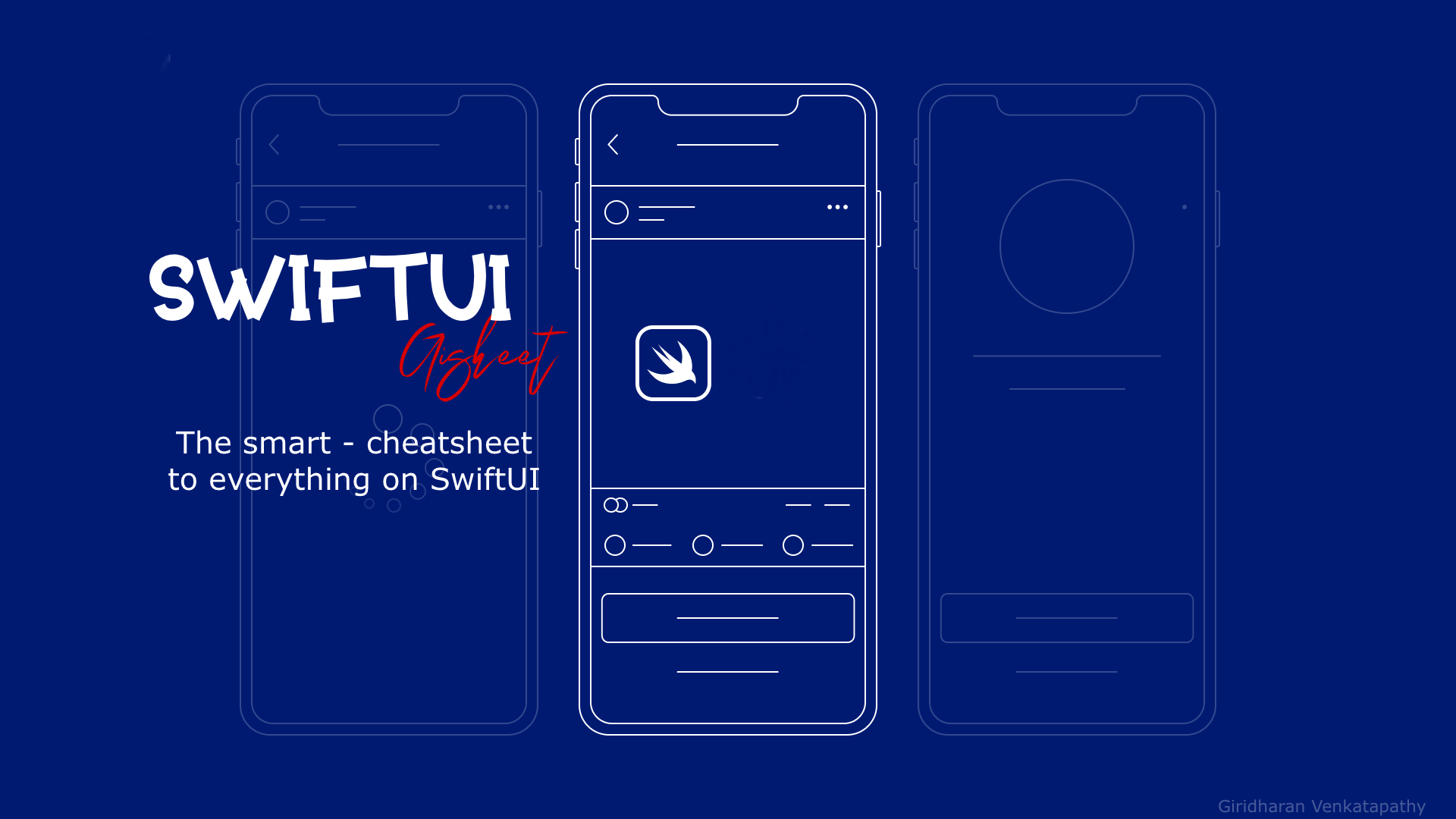 SwiftUI CHEATSHEET TUTORIAL