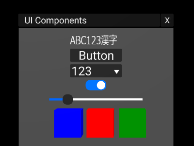 UI example