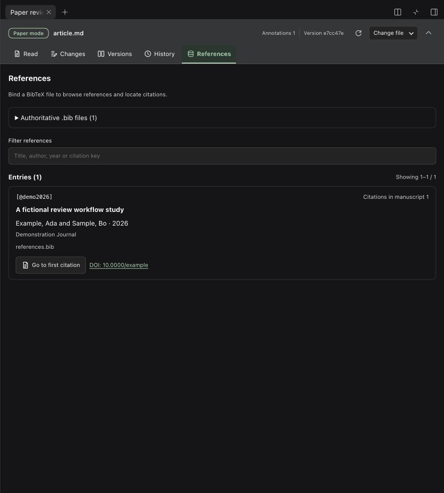 Reference browser