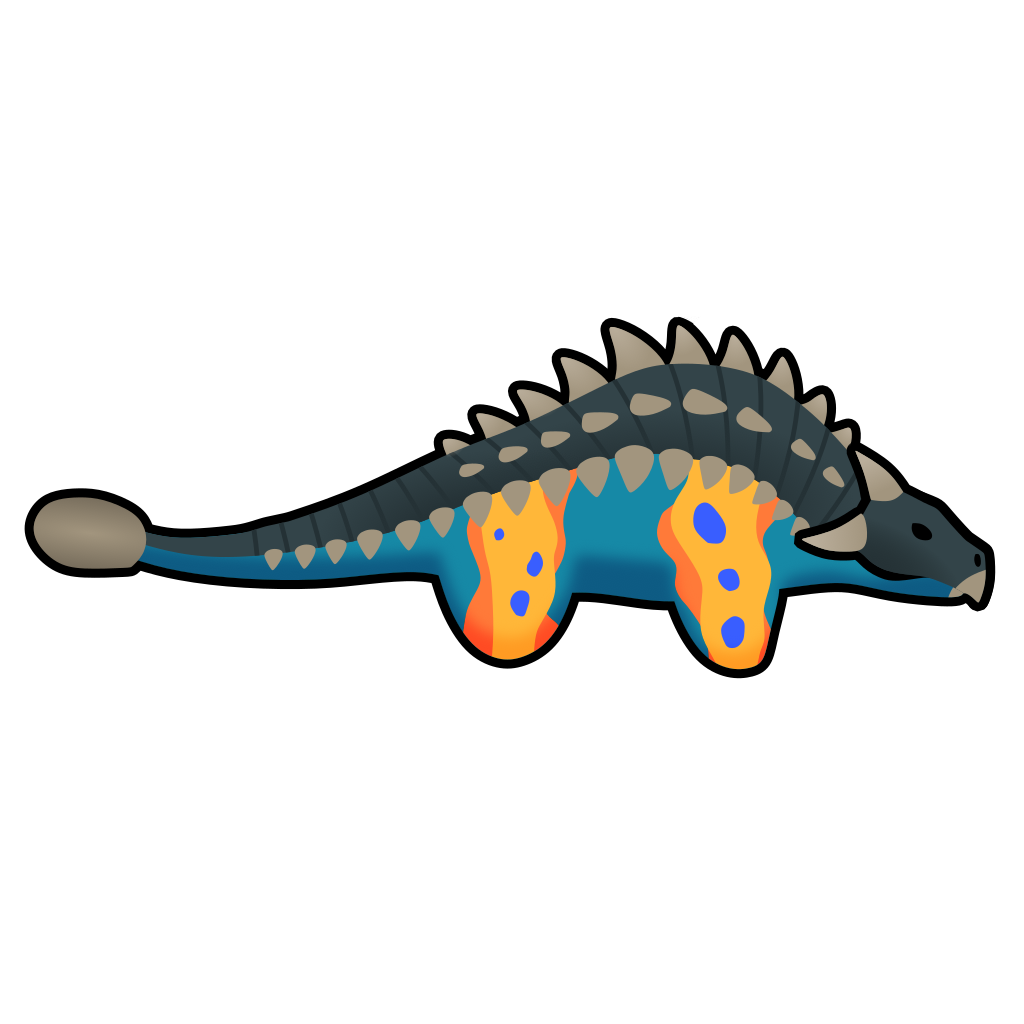 Chromatic ankylosaurus