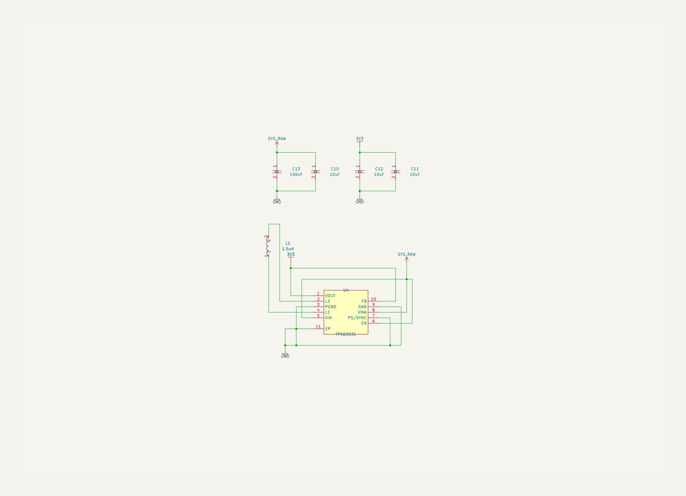 Geiger 3.3 V power sheet