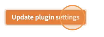 Click "Update plugin settings"
