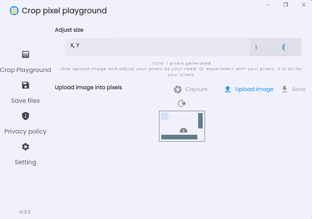 Crop Pixel Playground