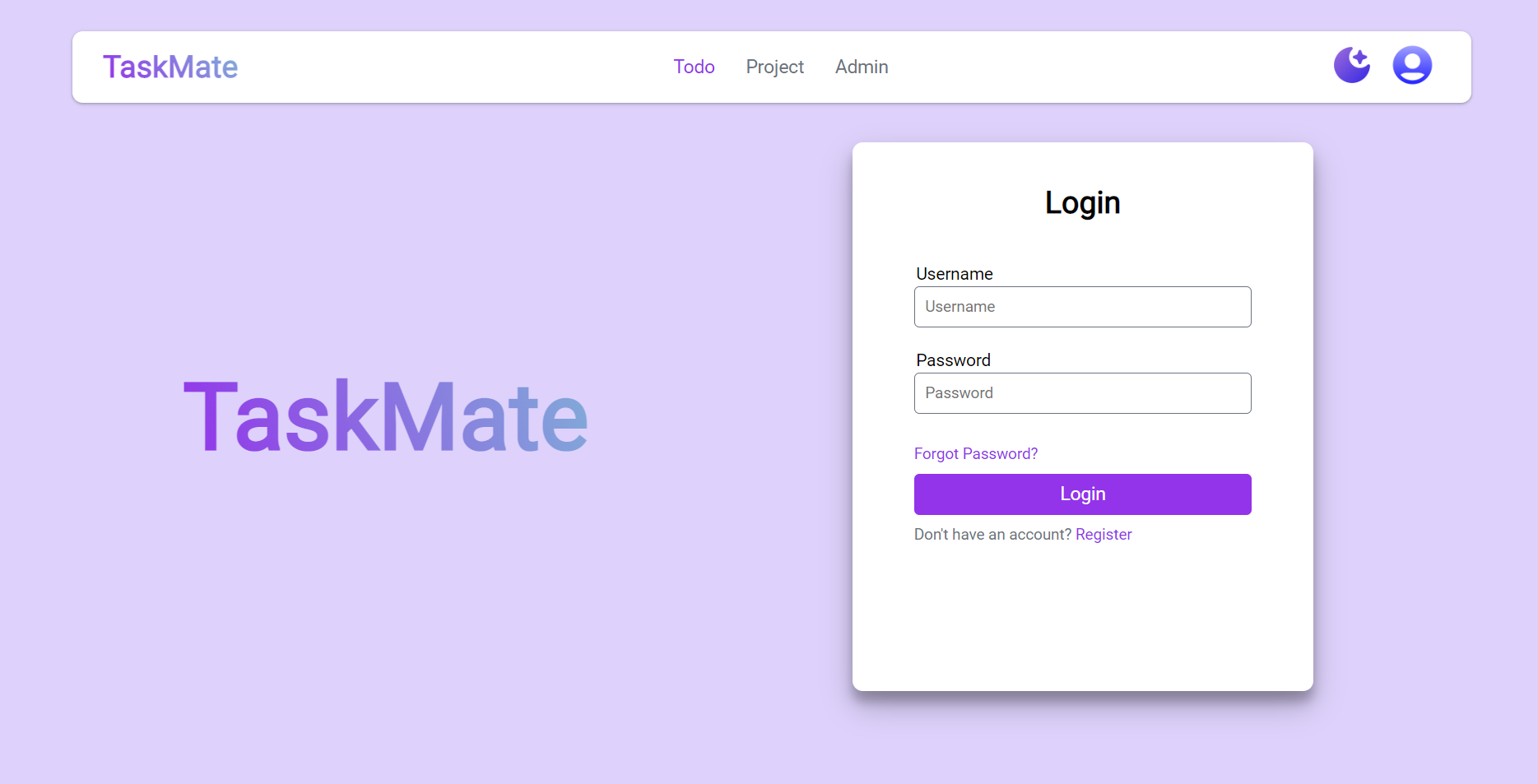 Login Page