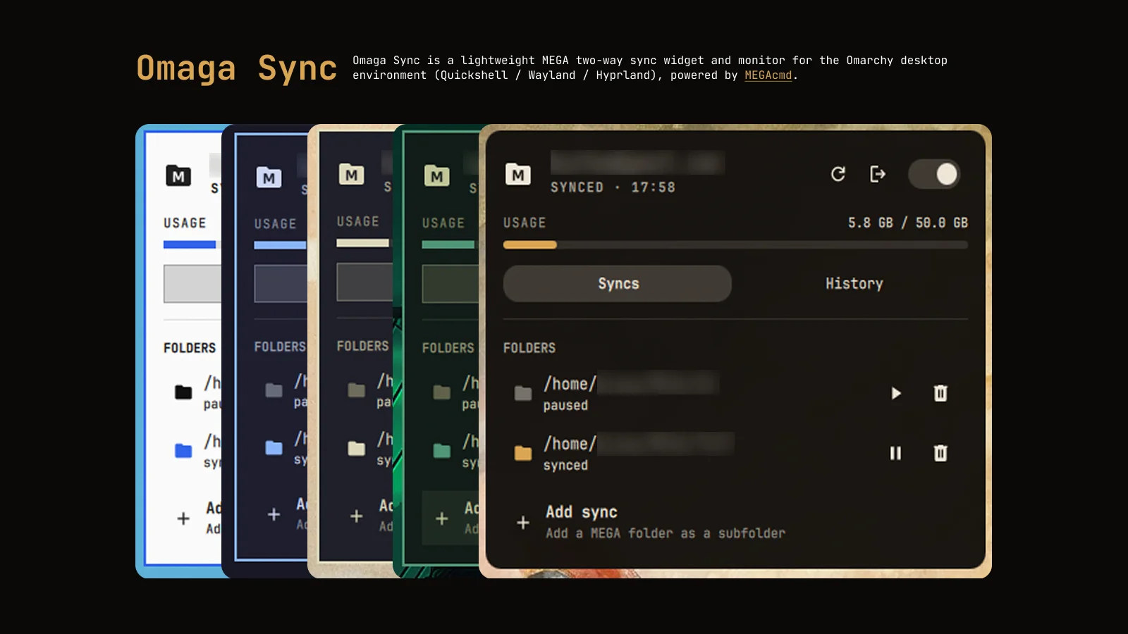 Pratinjau Omaga Sync