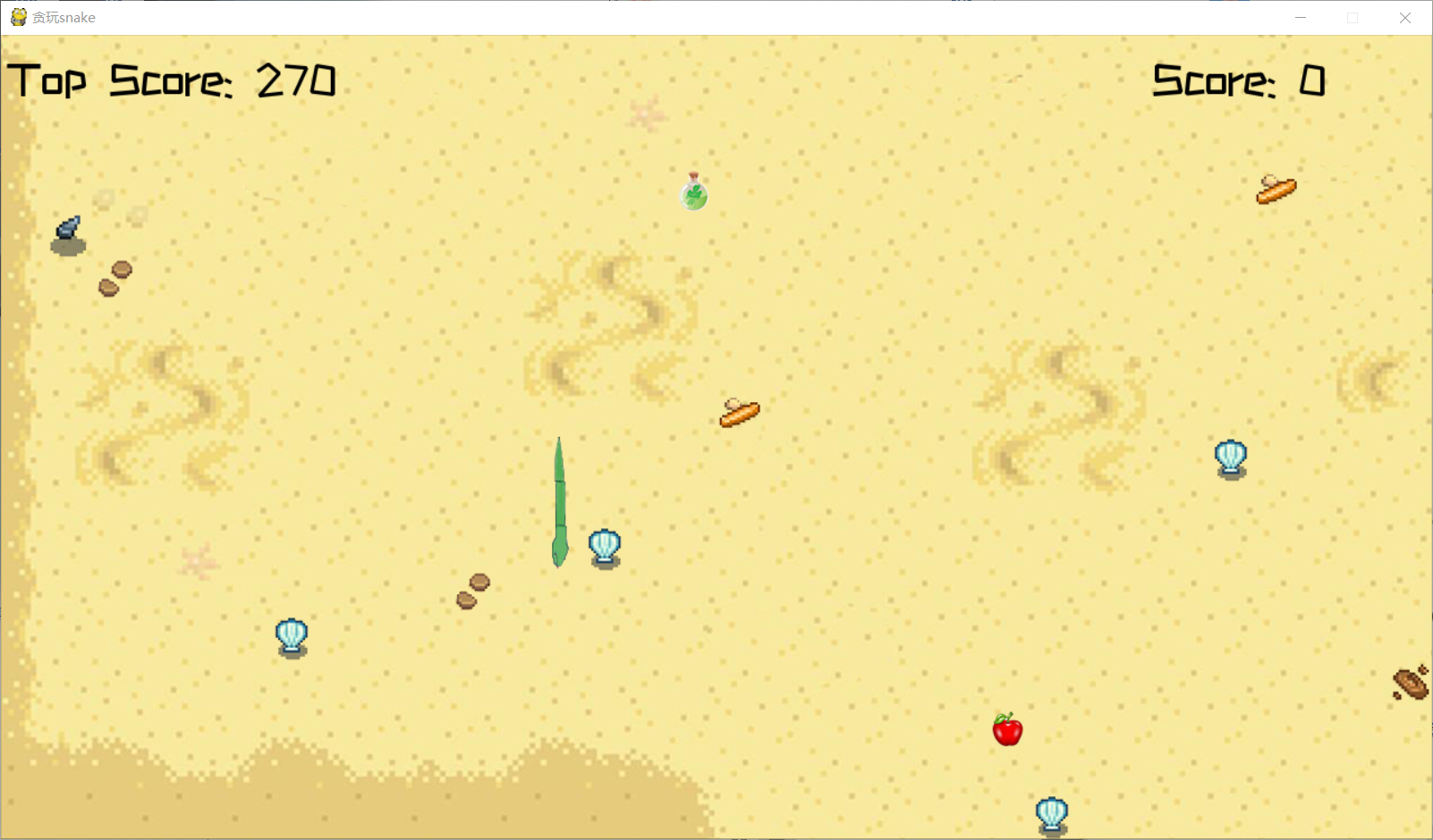 游戏界面（沙漠地图）
