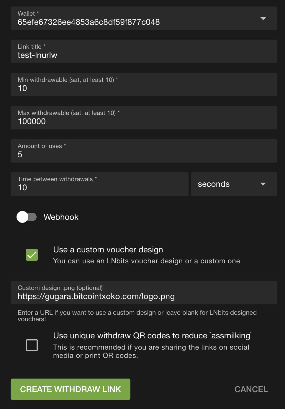 configure