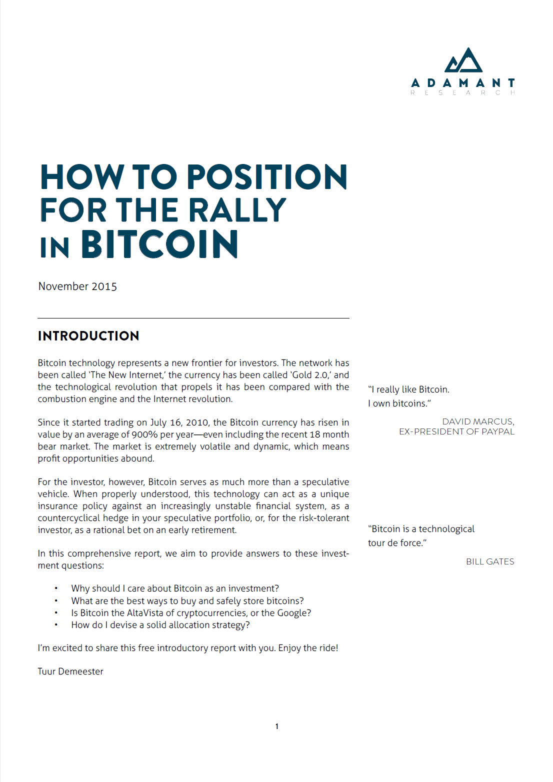 Bitcoin Investment Cases - 𝗪𝗢𝗥𝗗𝗦 Bitcoin Journal