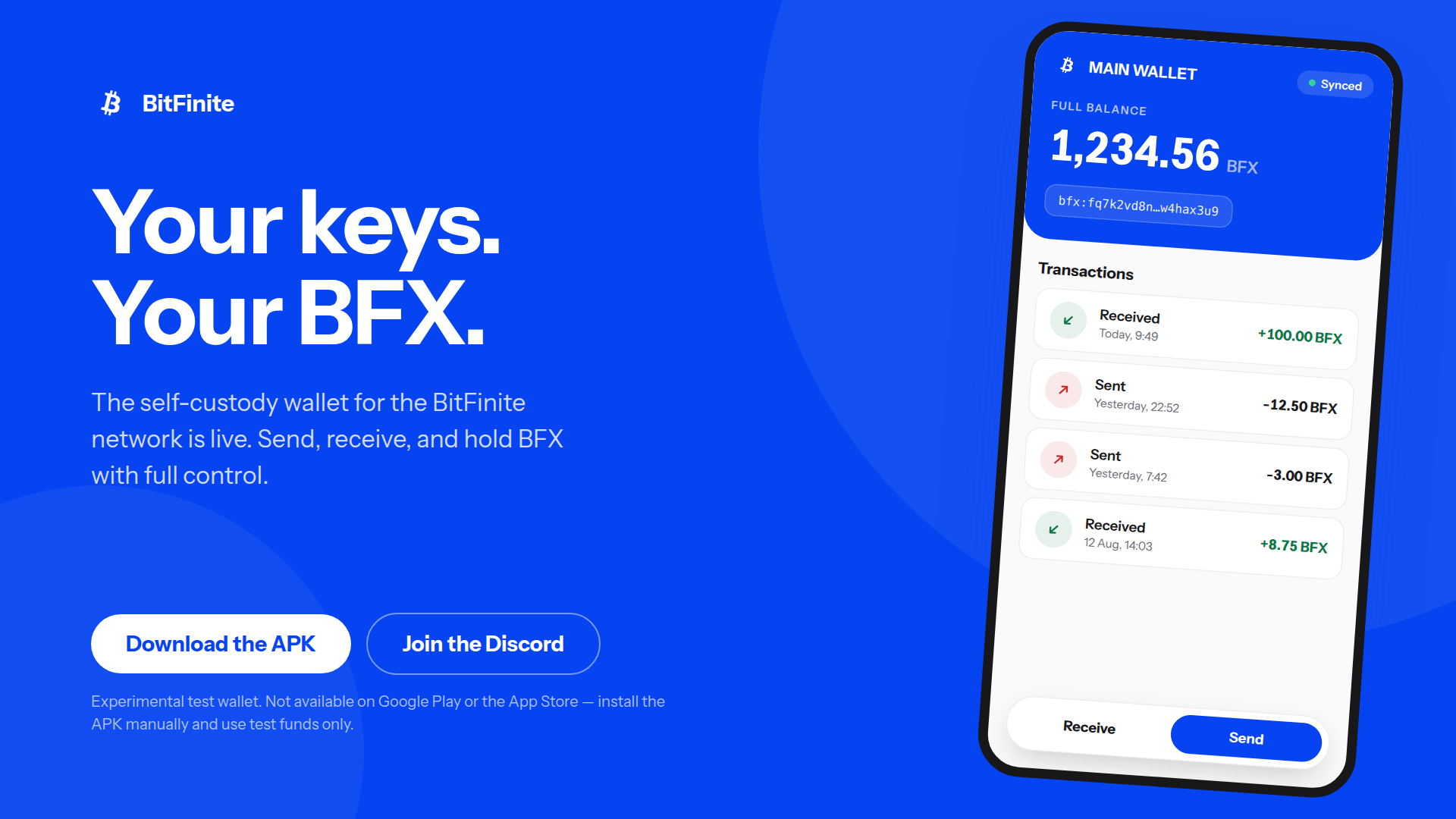 BitFinite Wallet v1.4.0