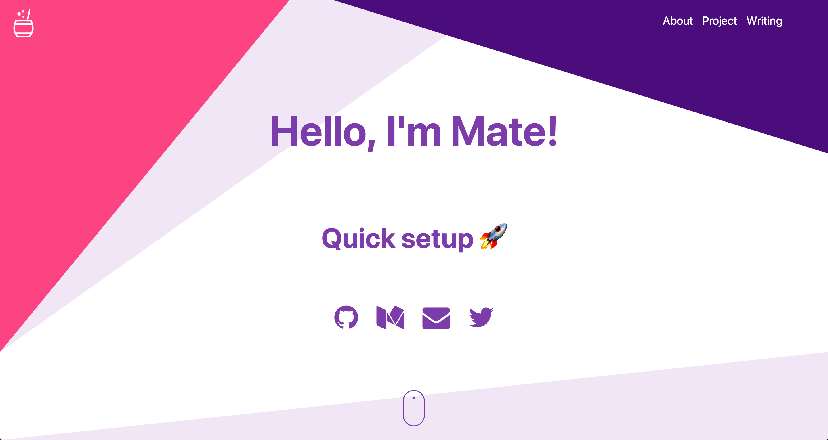 Landing mate page