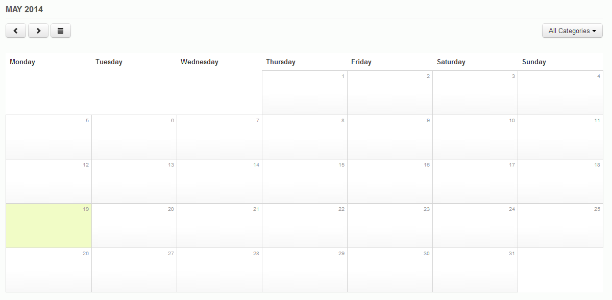 Simple Django Agenda Calendar sloppyploaty