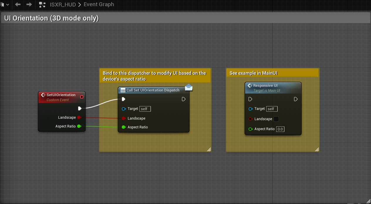 Set UI orientation